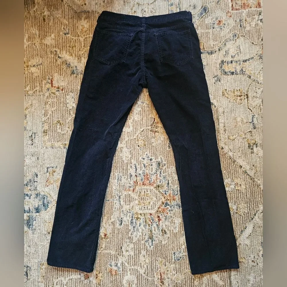 J. Crew navy blue micro cords size 34x34